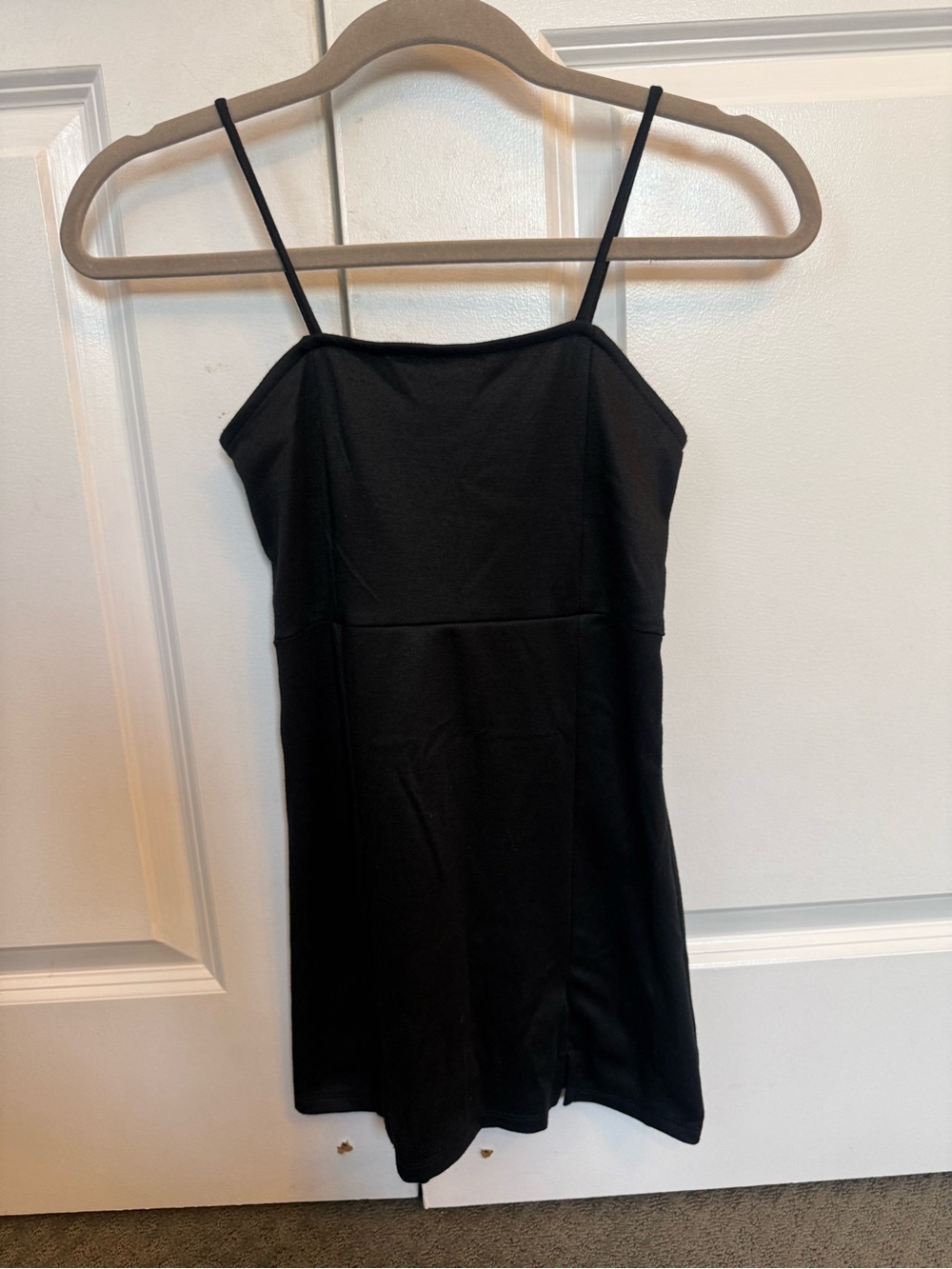 art class Black Spaghetti Strap Dress